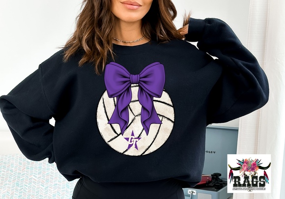 Volleyball Bow Crewneck