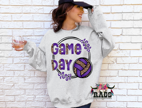 Leopard Game Day Crewneck