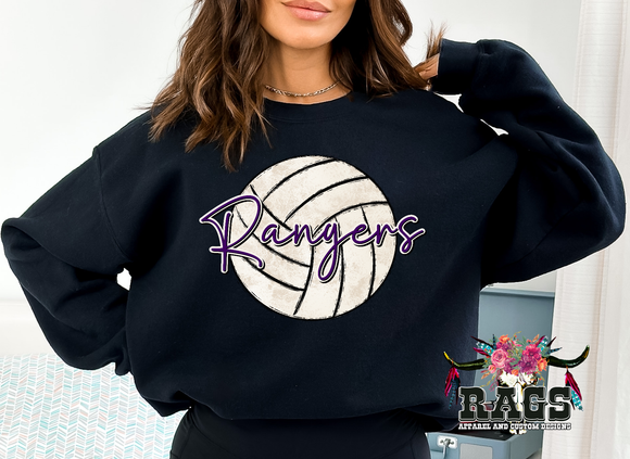 Rangers Volleyball Crewneck