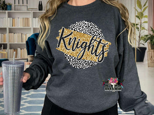 Leopard Knights Crewneck