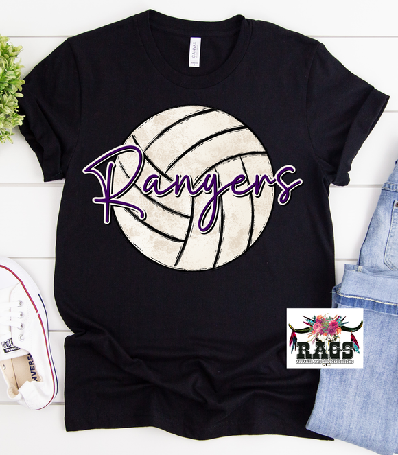 Rangers Volleyball Tee