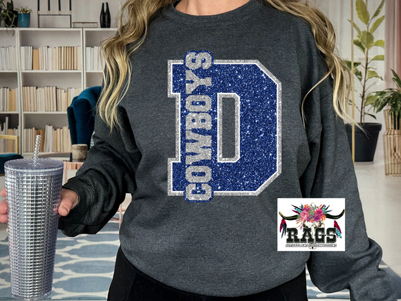 D Cowboys Crewneck