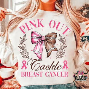 Pink Out Tackle Breast Cancer Crewneck