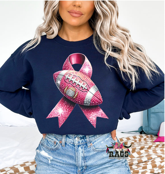 Ribbon Football Crewneck