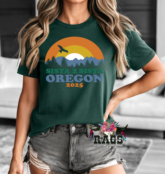 Sistas 2 Sistas Oregon 2025 Tee