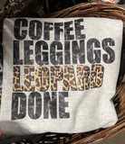 Coffee Leggings Leopard Done