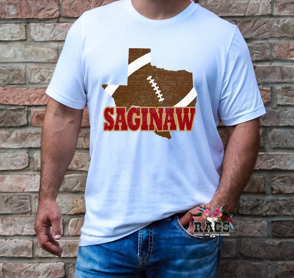 Texas Football Saginaw Gildan Tee