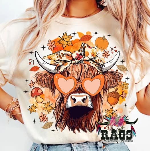 Fall Highland Tee