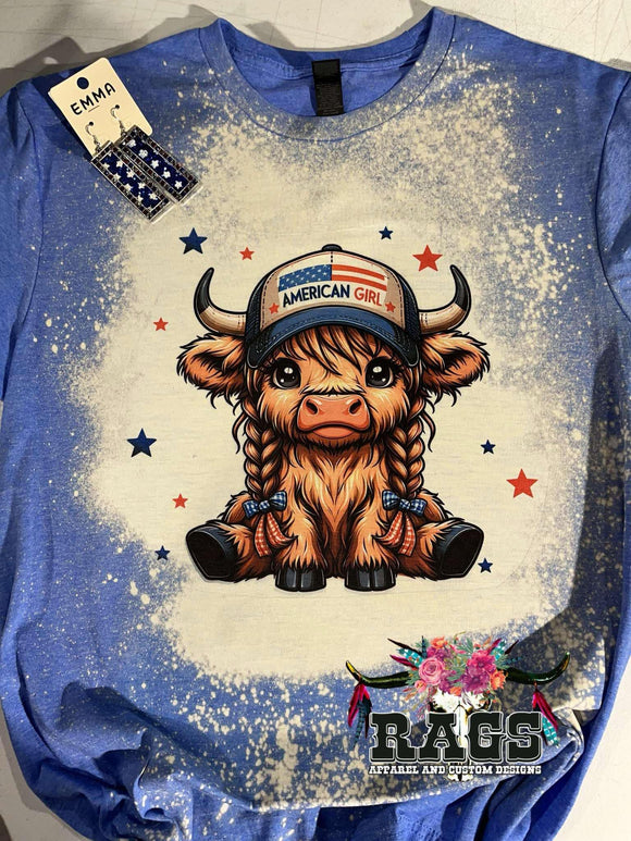 American Girl Highland Bleach Tee