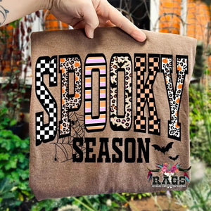 Spooky Season Brown Comfort Color Tee