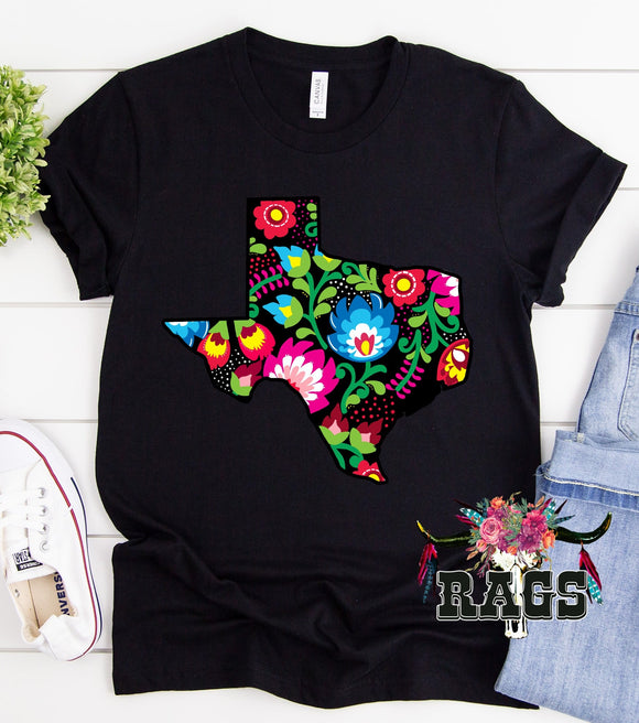 Floral Texas Tee