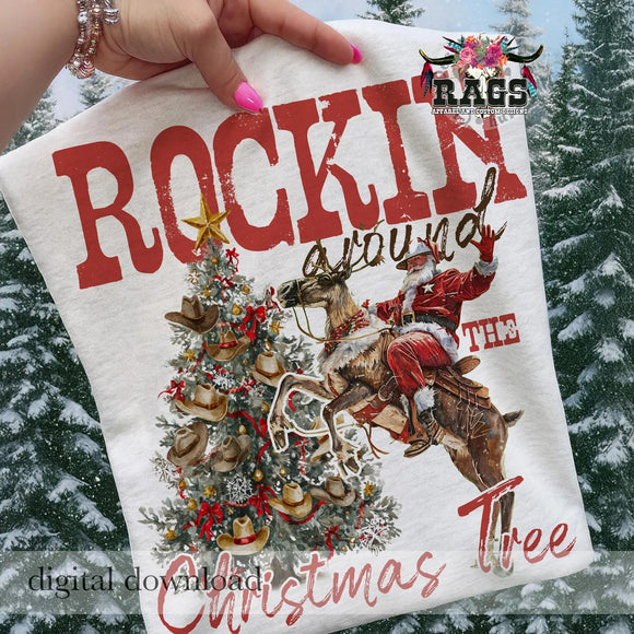 Rockin Around The Christmas Tree Tee