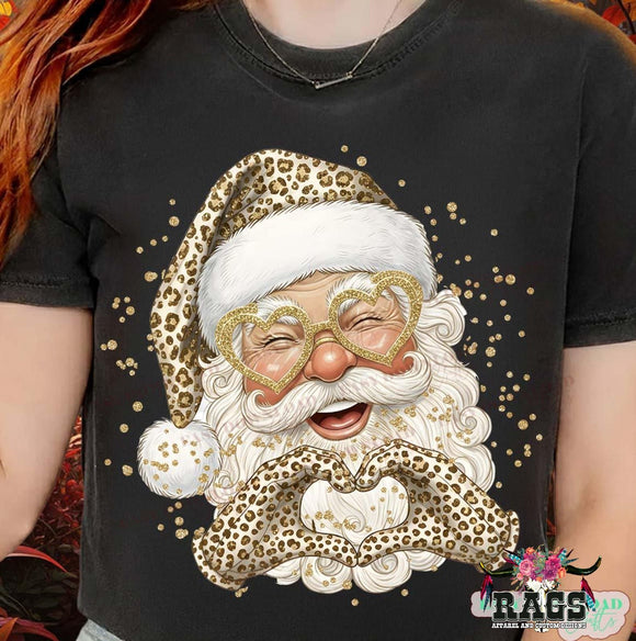 Leopard Santa Tee