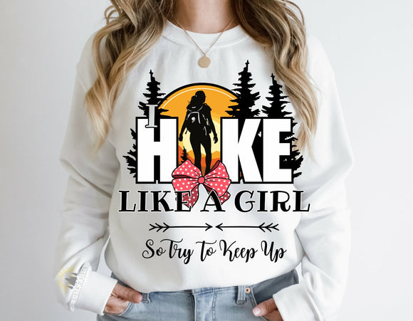 Hike Like A Girl Crewneck