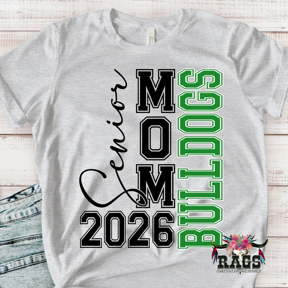 Senior Mom Bulldogs 2026 Tee