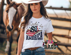 Made In America White Tee