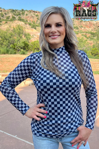 Cowboy Cuties Mesh Top