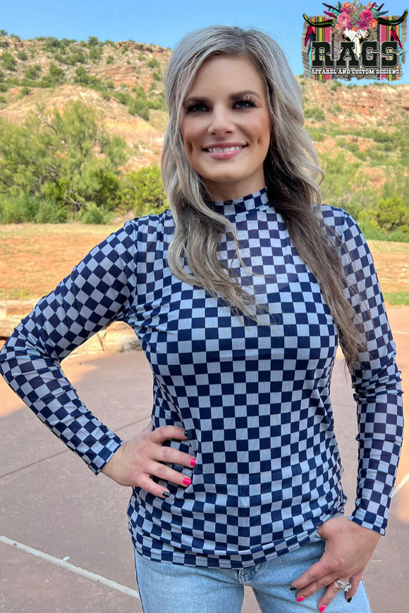 Cowboy Cuties Mesh Top