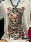 Leopard Rhinestone Tee