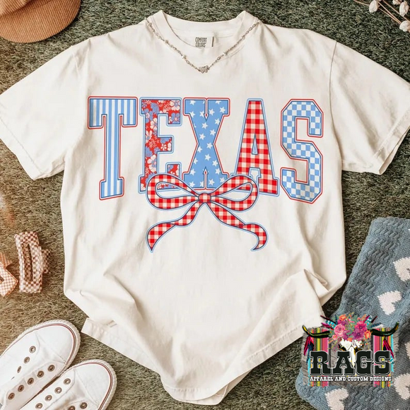 Red White & Blue Texas Bella Tee