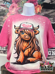 Heifer Highland Cow Bleach Tee