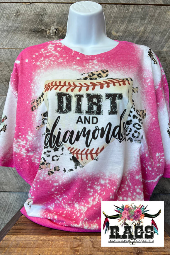 Dirt & Diamonds Bleach Tee