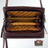 American Darling Tooled Sunflower Purse