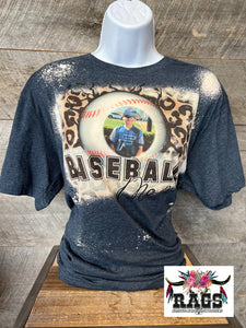 Customized Baseball Mom Tee