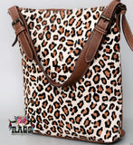 American Darling Leopard Leather Purse