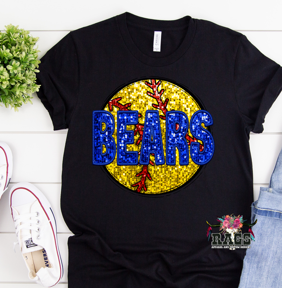 Bears Softball Tee