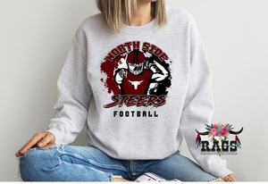 North Side Steers Football Crewneck