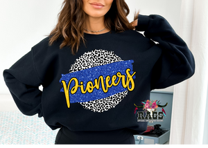 Pioneer Glitter Leopard Crewneck