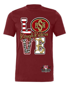 Saginaw Rough Riders Love Tee