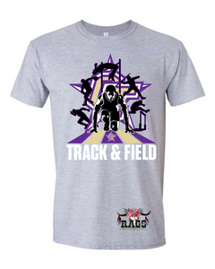 Grey Track & Field Gildan Tee