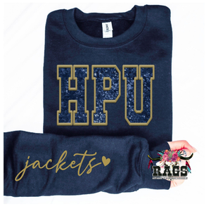 HPU Sequin Crewneck