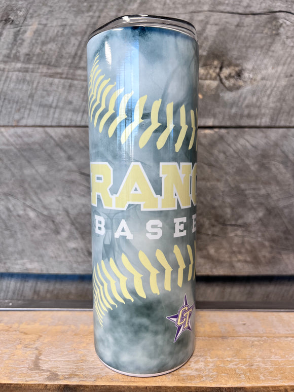 Ranger Baseball 20oz. Tumbler