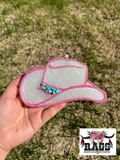 Turquoise Stone Cowboy Hat Freshie