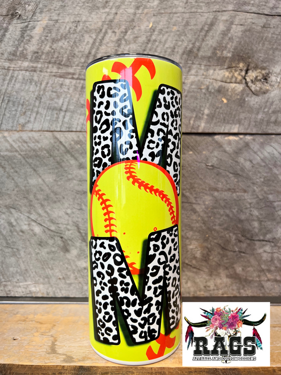 Softball Mom Tumbler