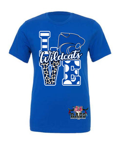 Wildcats Love Spirit Tee