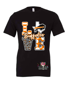 Haltom Buffalos Love Tee