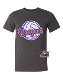 Rangers Volleyball Glitter Tee