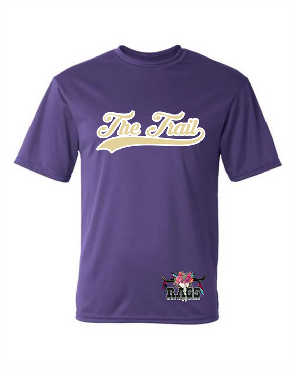 The Trail Purple Dri Fit Tee